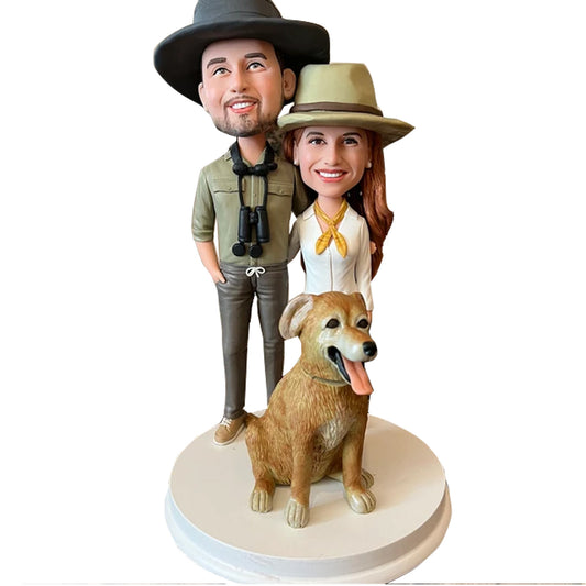 Custom Couple Bobbleheads Figures Personalized from Your photos