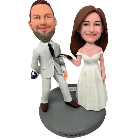 Custom Bobbleheads Couples Doll, Personalized Wedding Gifts for Couple