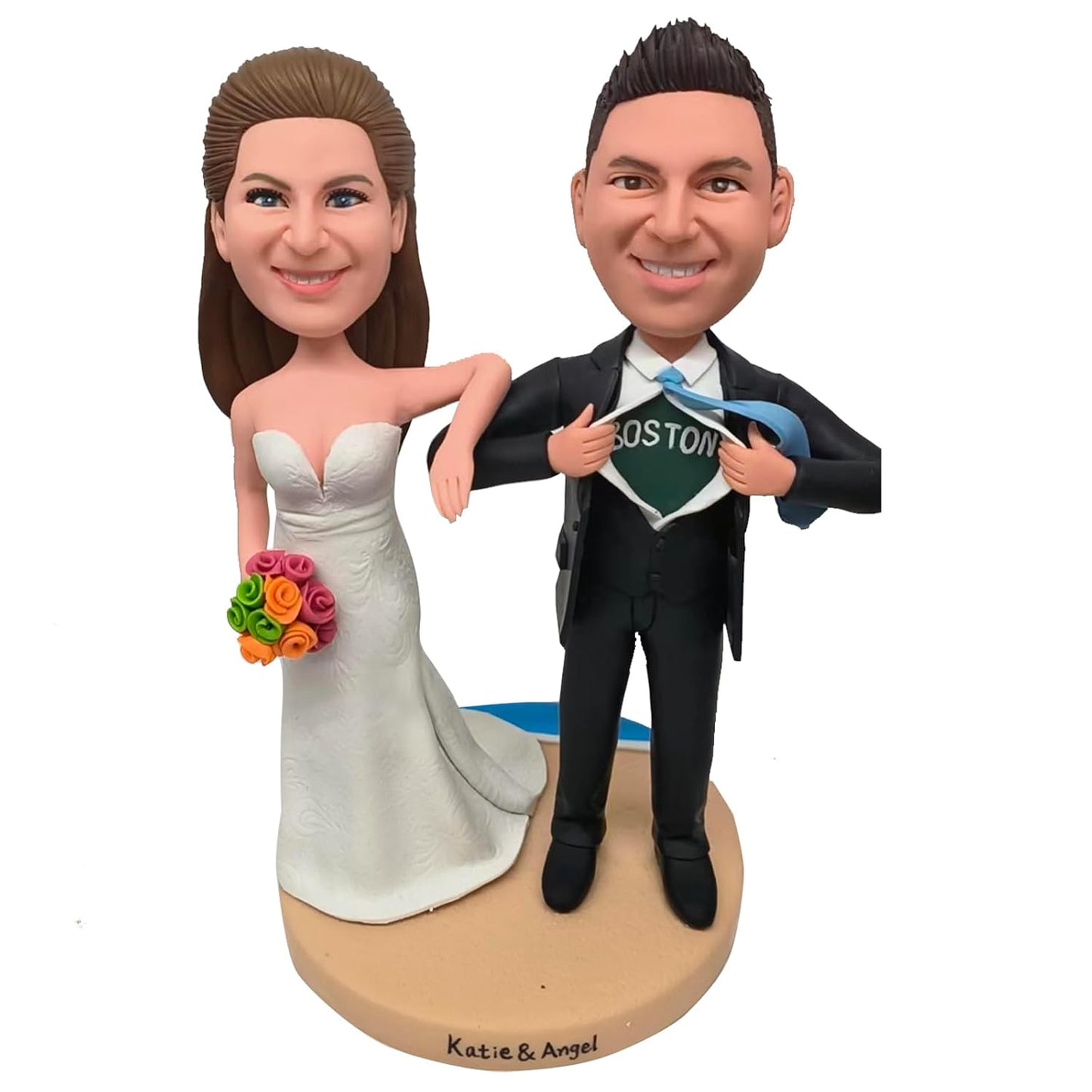 Custom Bobbleheads Couples, Personalized Wedding Gifts for Couple