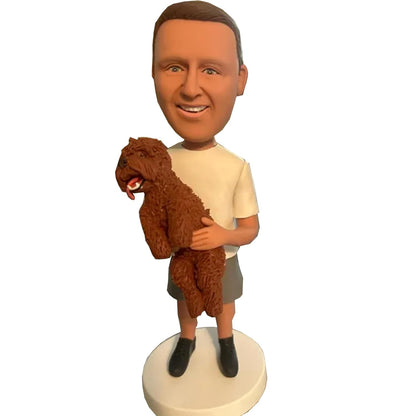 Custom Bobblehead Dog Pet Action Figure Based on Your Photo Doll