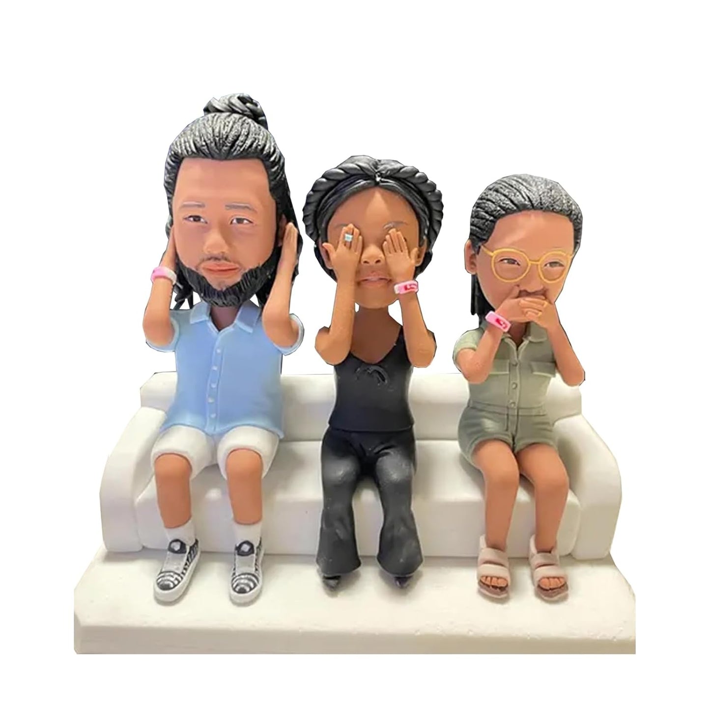 BobbleHeads Figurine Customized Doll,A Family Custom Bobble Head