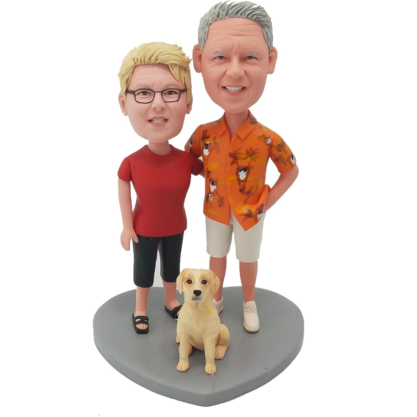 Custom Bobbleheads Couples with Pets, Personalized Wedding Gifts for Couple, Wedding for Couple