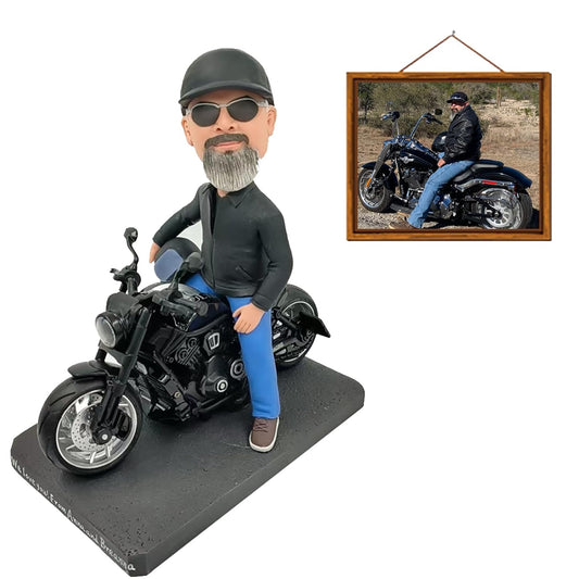 BobbleHeads Figurine Customized Doll, Motorcycle Riders