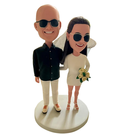 Custom Bobblehead, Couple Gift, Full Body Customization Handmade Based on Pictures