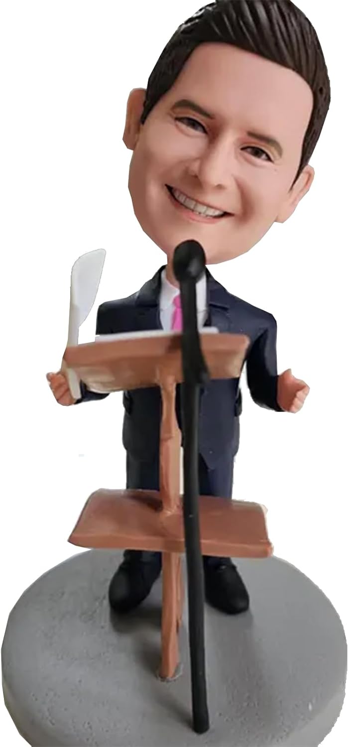 Custom Bobblehead Speeches Group Meetings Speaker