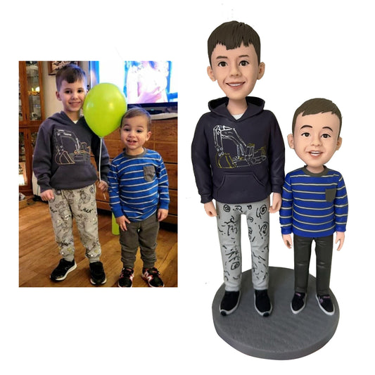 Custom Bobblehead Kids  Brother - Girl or Boy