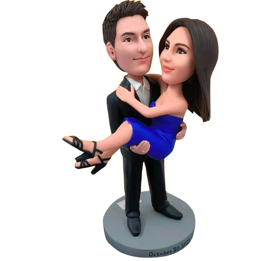 Custom Bobbleheads Couples, Personalized Wedding Gifts for Couple